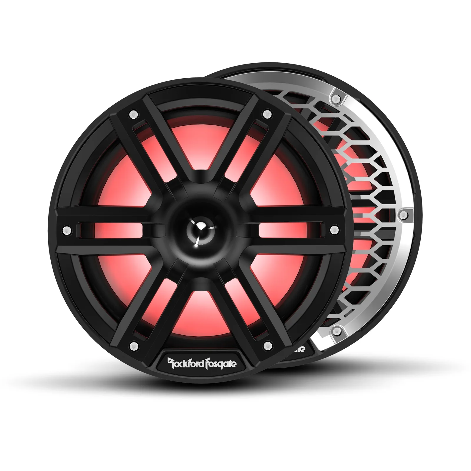M2 8" Color Optix™ Marine 2-Way Horn Speakers (pr) - Black