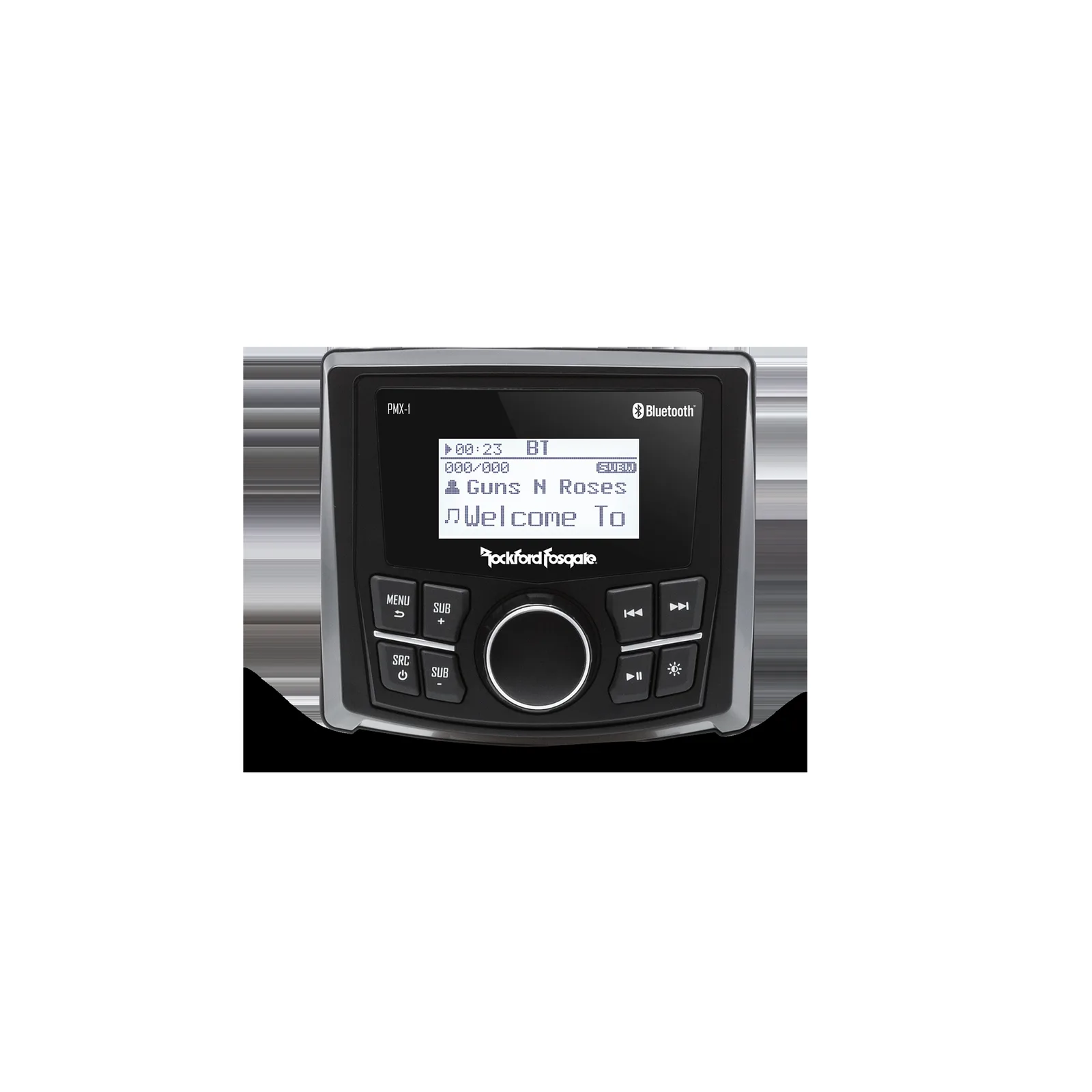 PMX-1 Punch Marine Grade Media Receiver with 2.3" Dot Matrix Display