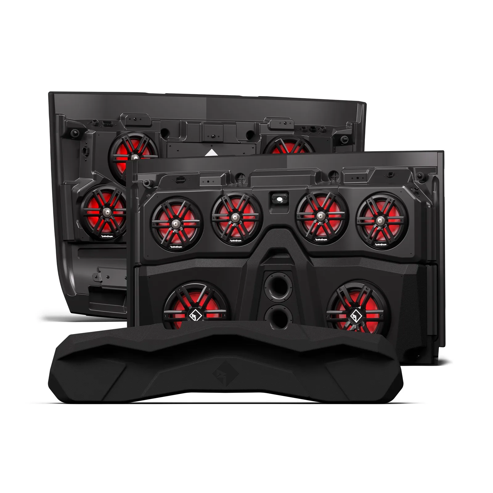 Front & Rear Audio Roof for Select 2018+ Polaris Ranger Crew Models