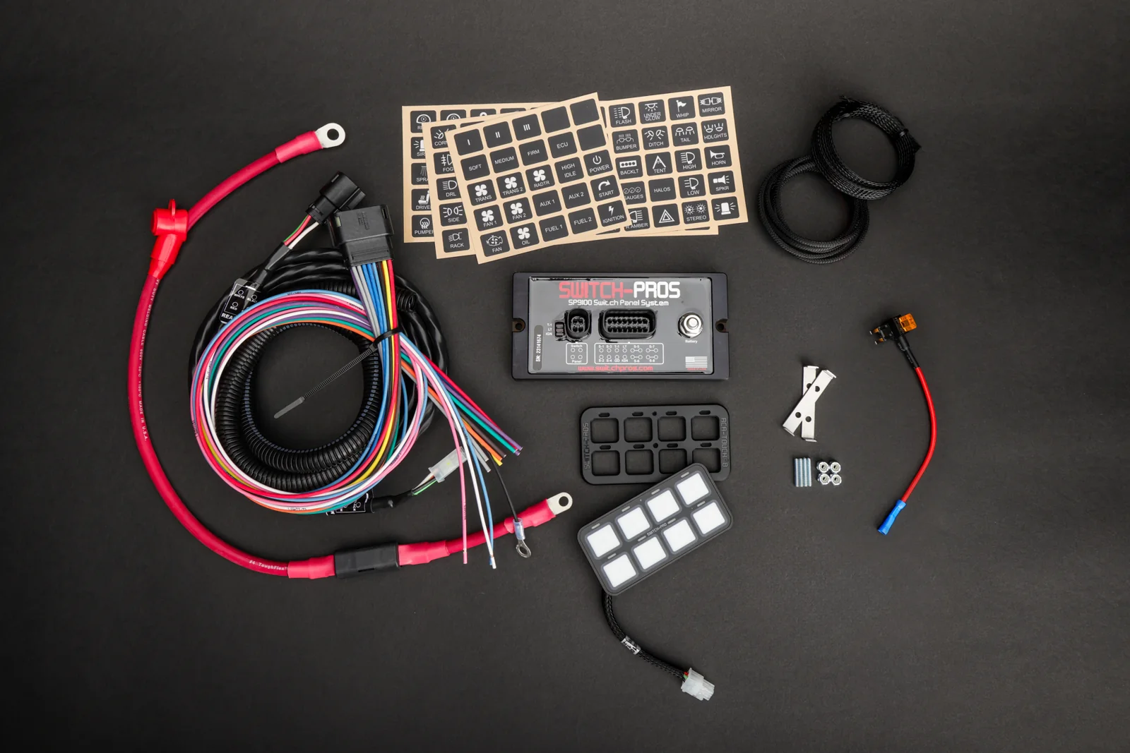 SP9100 Sistema de Poder con Panel de 8 Switches